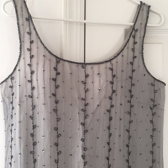 Gray evening dress - Picture 3 of 5